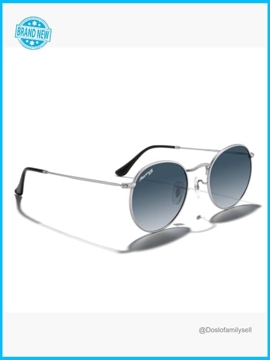 Round Metal Polarized Sunglasses Retro Classic Vintage Shades Unisex main image 6